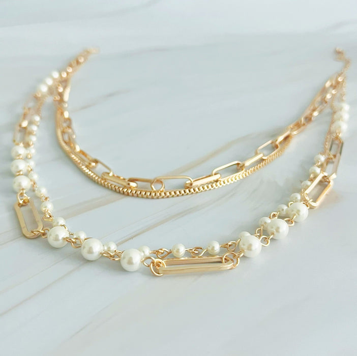 Fourfect, Layered Necklace